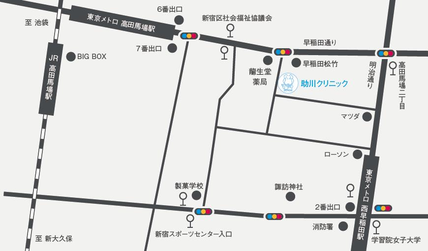 助川クリニックアクセスマップ